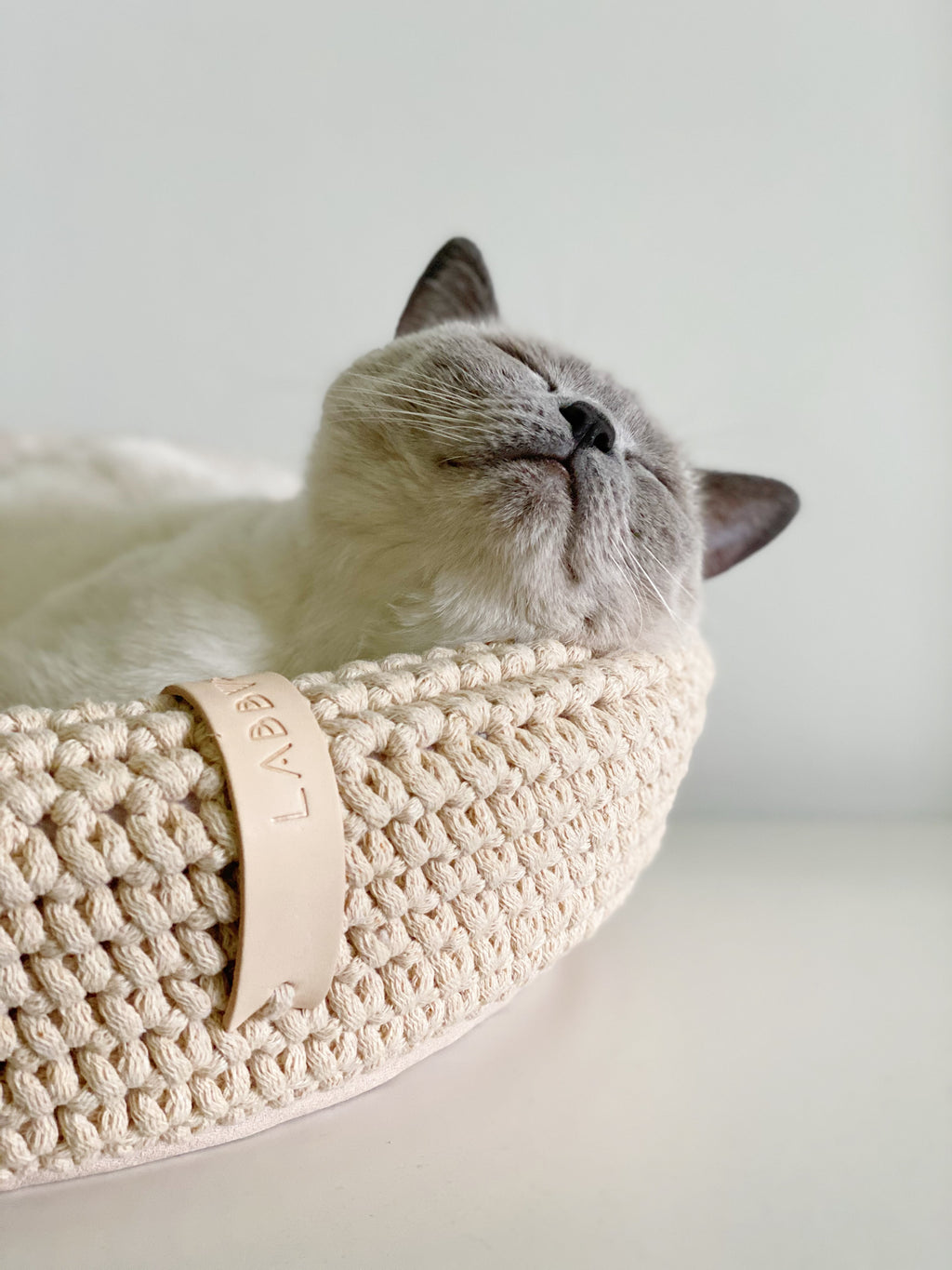 Labbvenn COCO & FÖRA — Le panier pour chat et son plaid