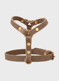 Molly &amp; Stitch cuir beurré - harnais en Y taupe