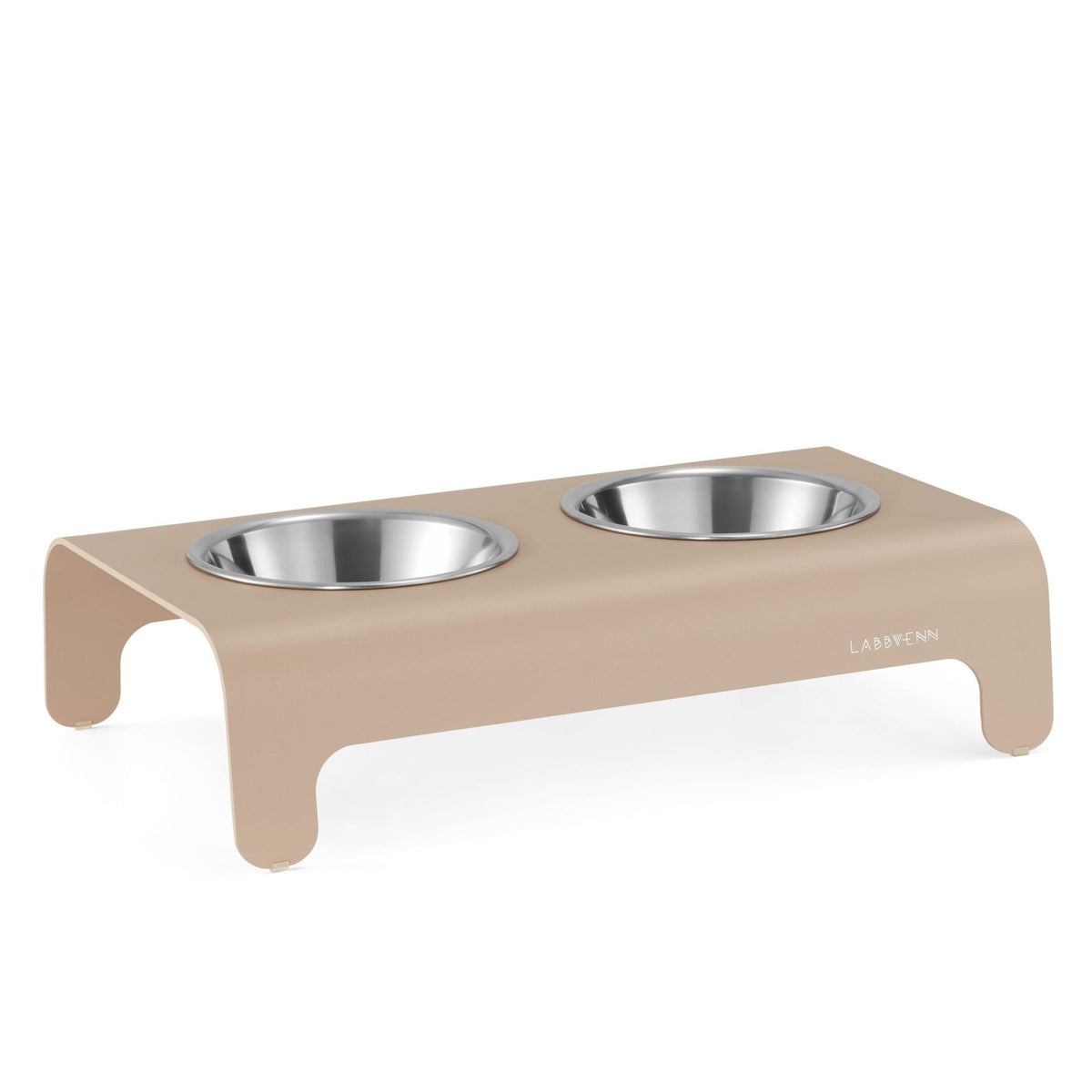 Labbvenn RICO, support de gamelles surélevé pour chien, mokka