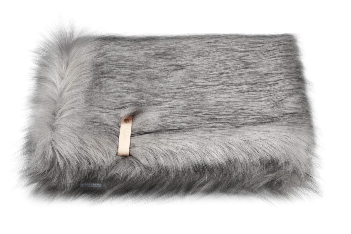 Labbvenn FÖRA Couverture double face, coloris Argent