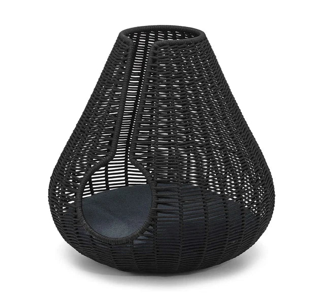 MiaCara Perla, grotte pour chat en corde tressée anthracite